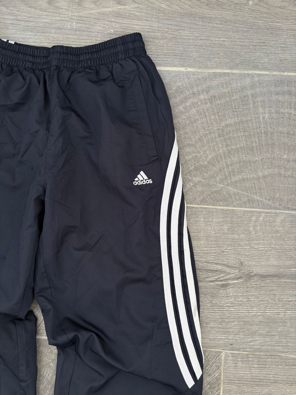 Navy adidas pants
