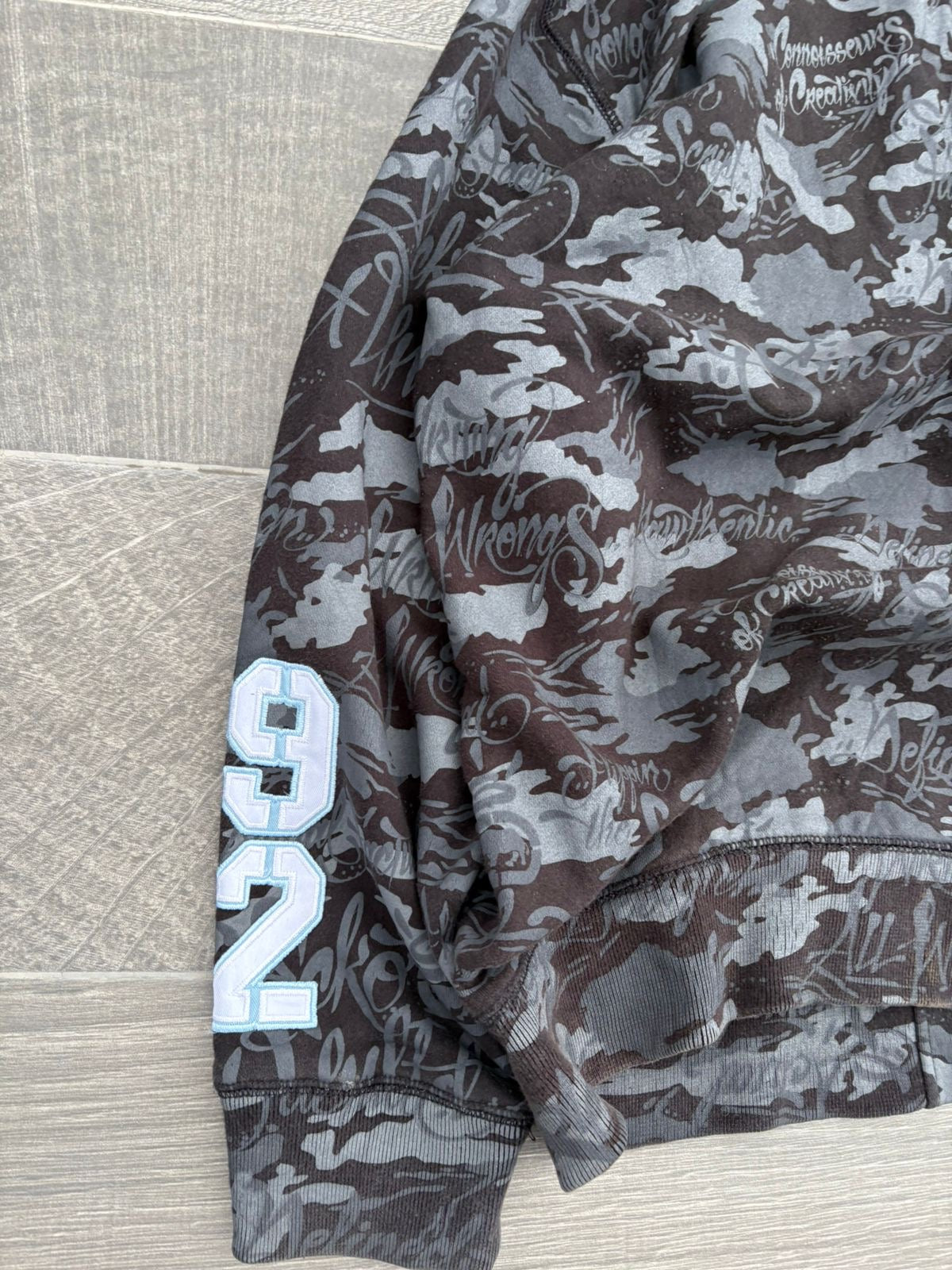 Vintage y2k full-zip hoodie