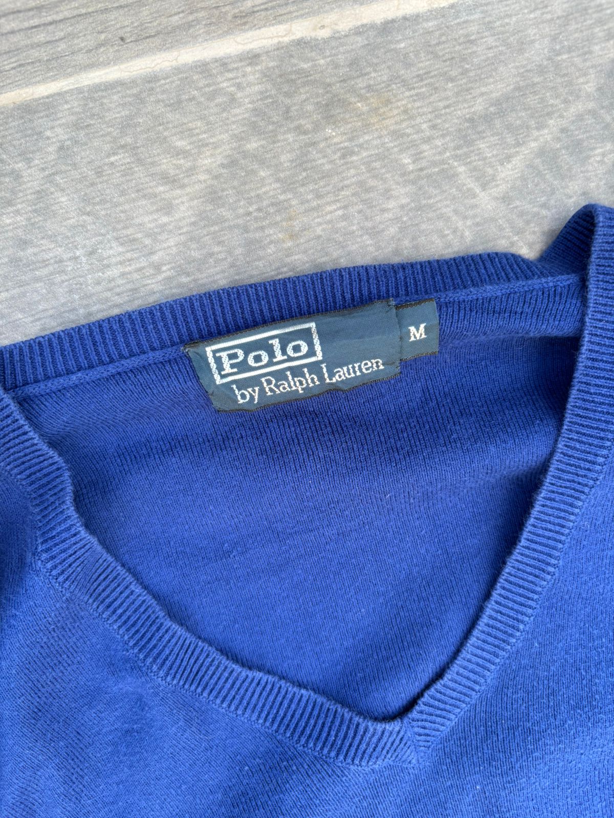 Blue Polo by Ralph Lauren V-neck sweater