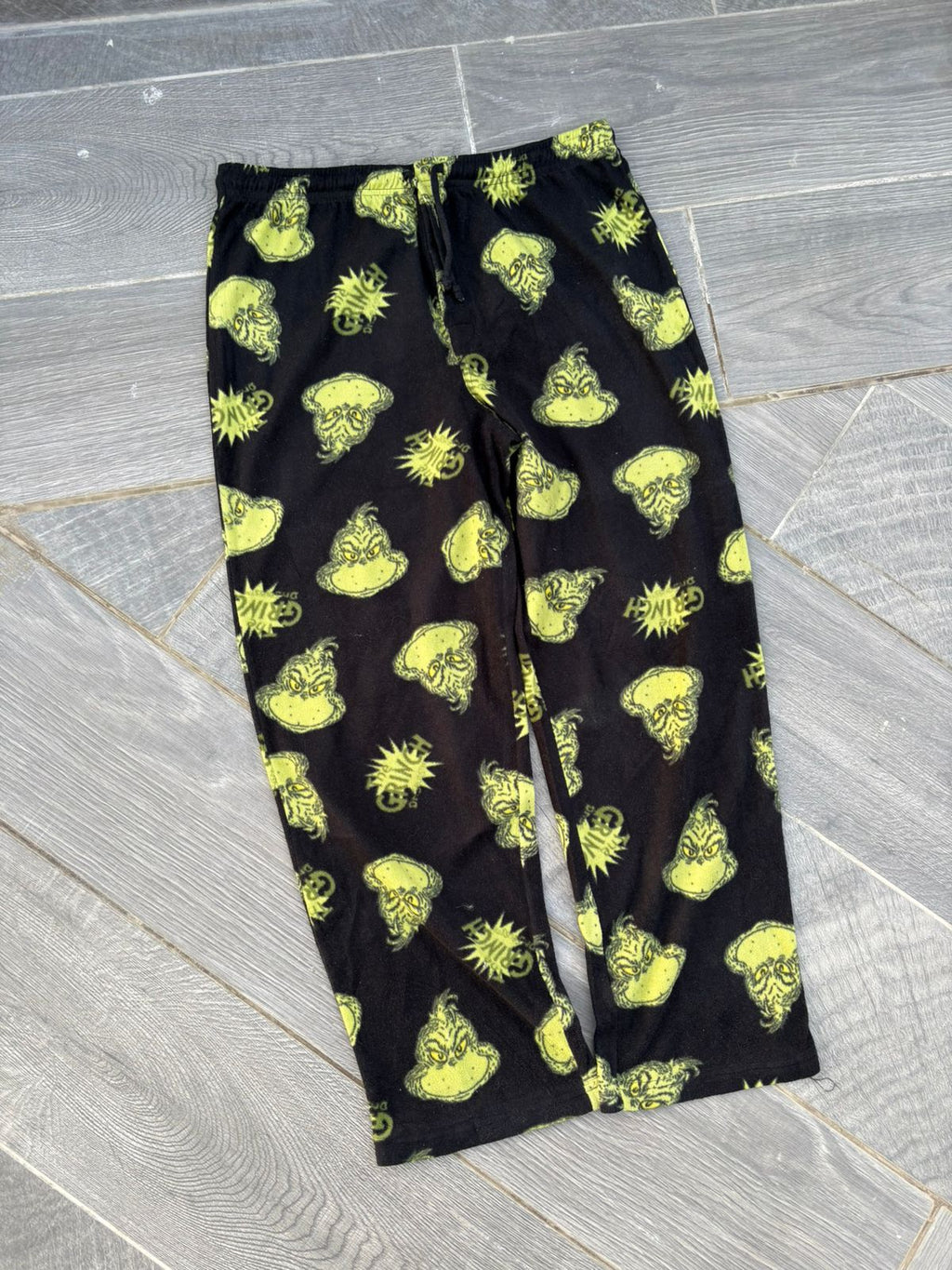 Grinch character pajama pants