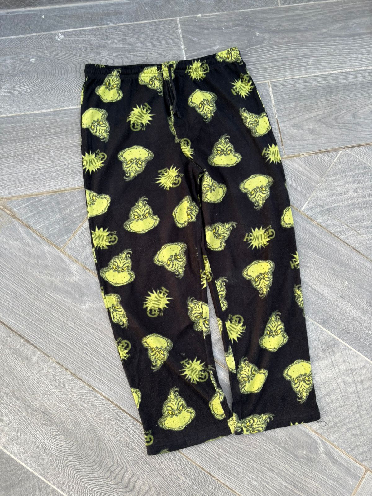 Grinch character pajama pants