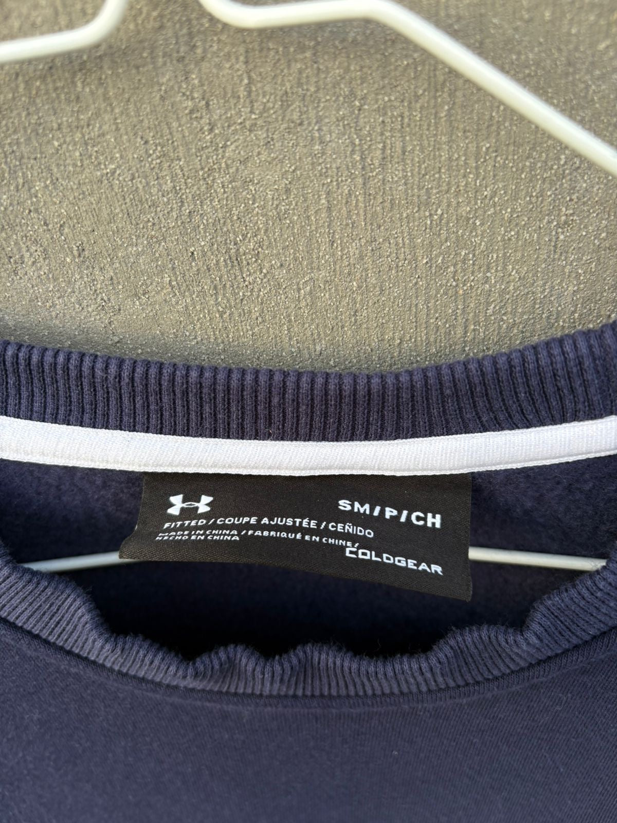 midnight navy Under Armour sweatshirt