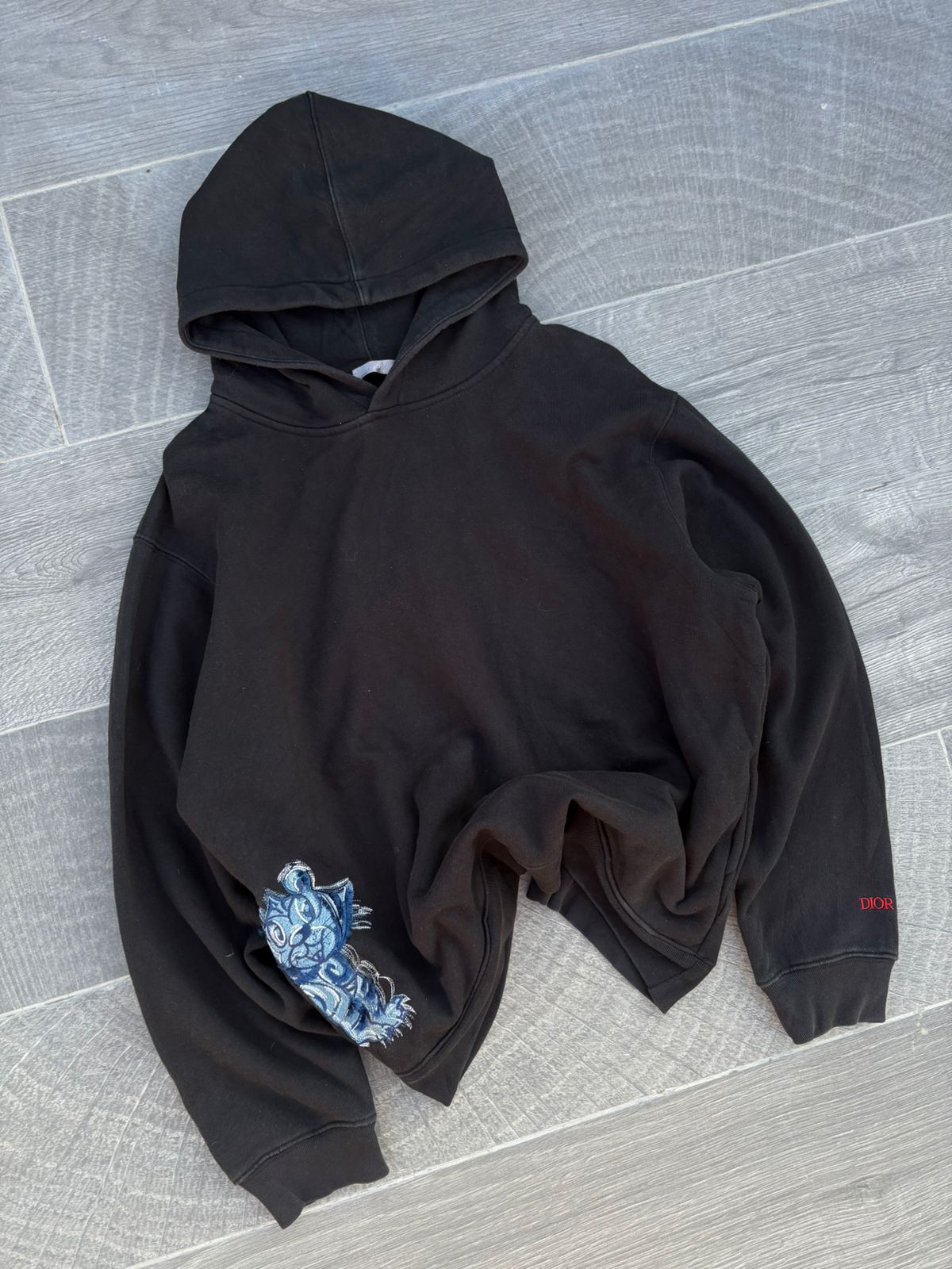 Black Dior Tiger hoodie