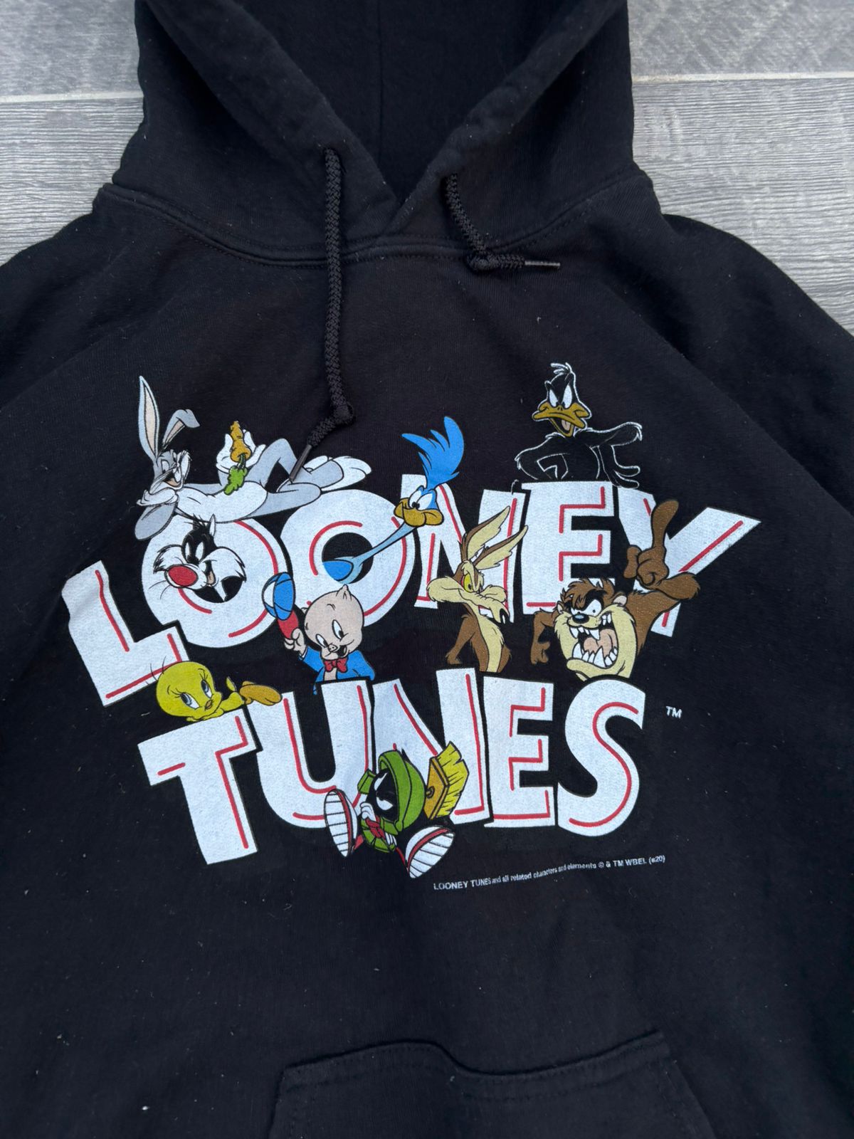 Looney toons black hoodie