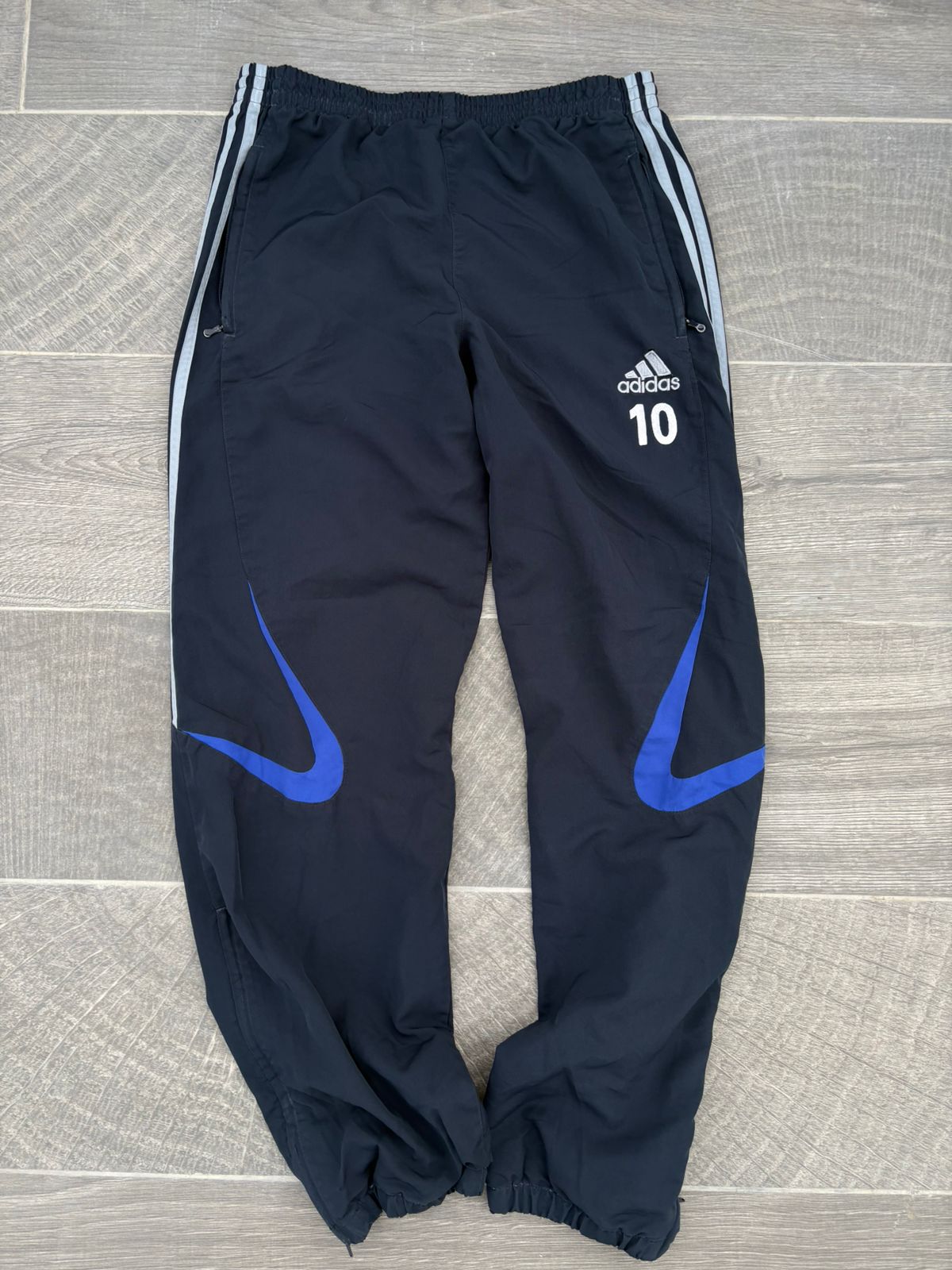 Navy and blue adidas pants #10