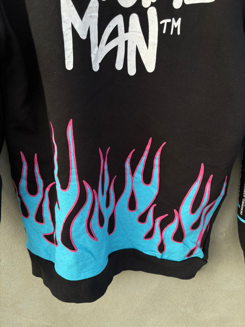 BooHoo Official Graffiti Flame Hoodie