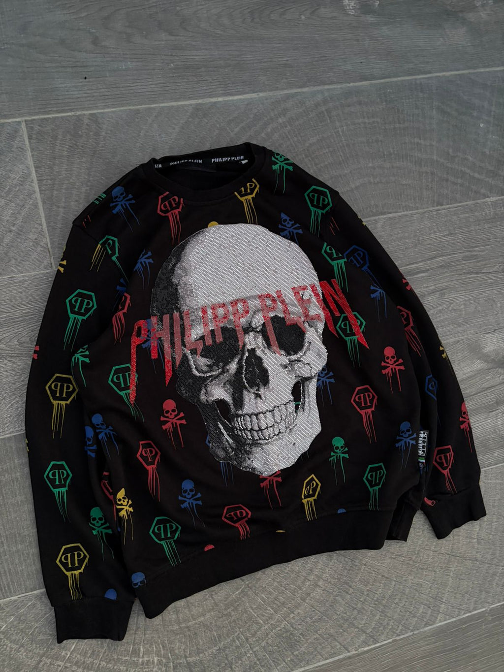Philipp Plein Skull and Plein sweatshirt