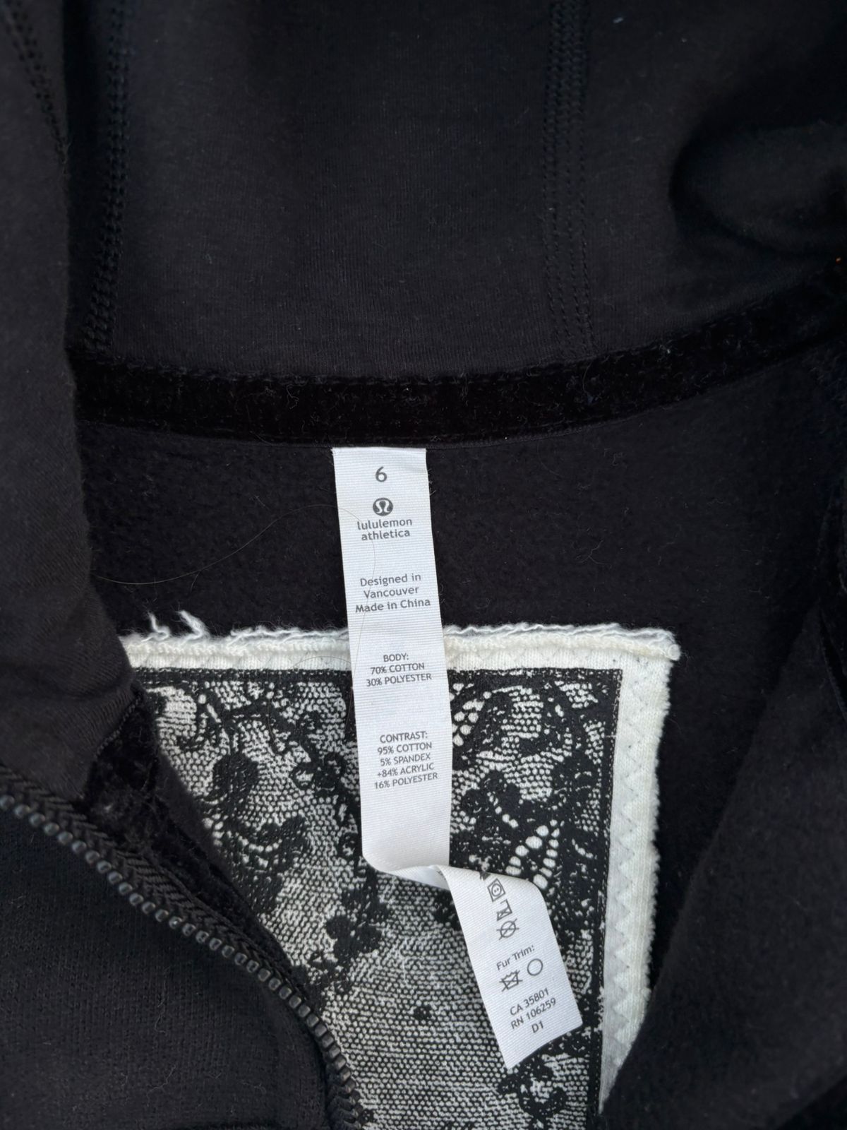 Lululemon Special Edition Scuba Full Zip Hoodie