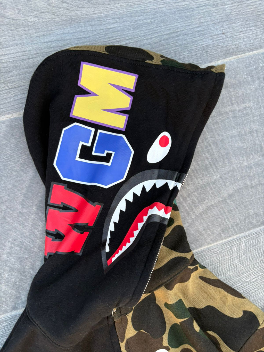 BAPE Color Camo hoodie