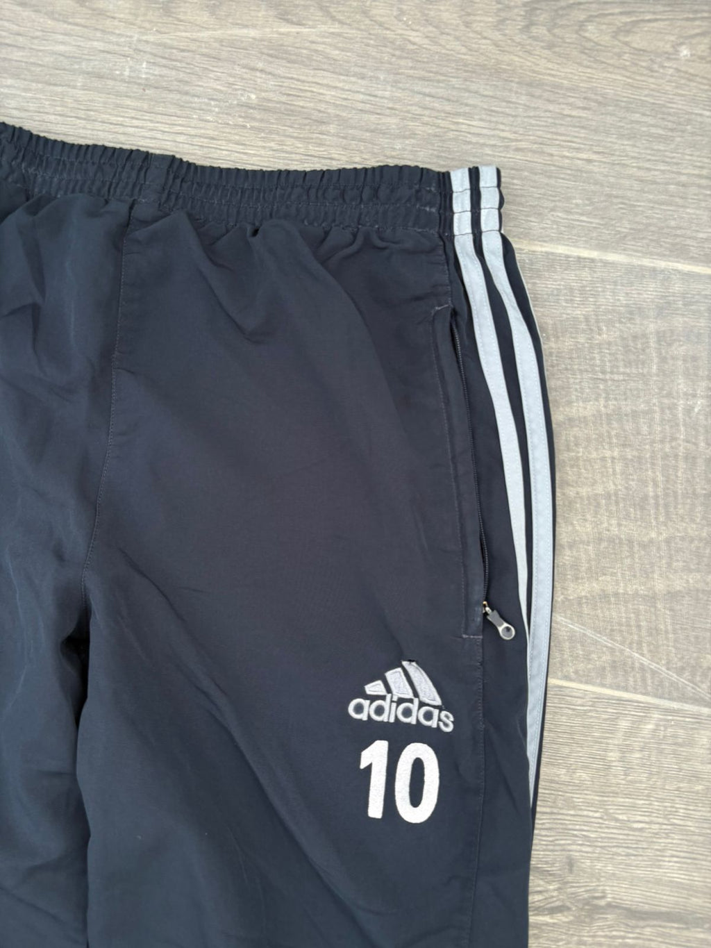 Navy and blue adidas pants #10