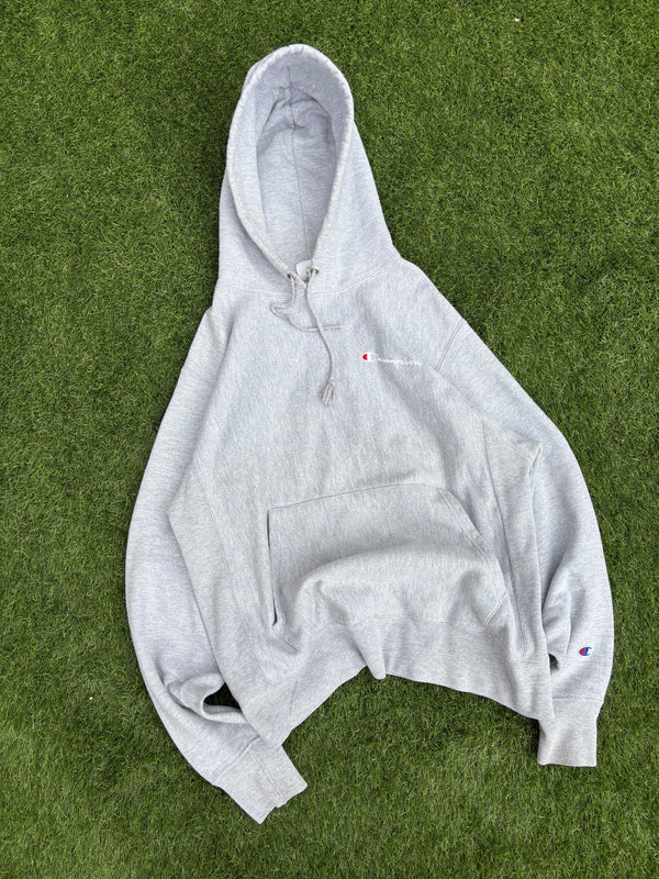Gray Champion Reverse hoodie 
Size:medium