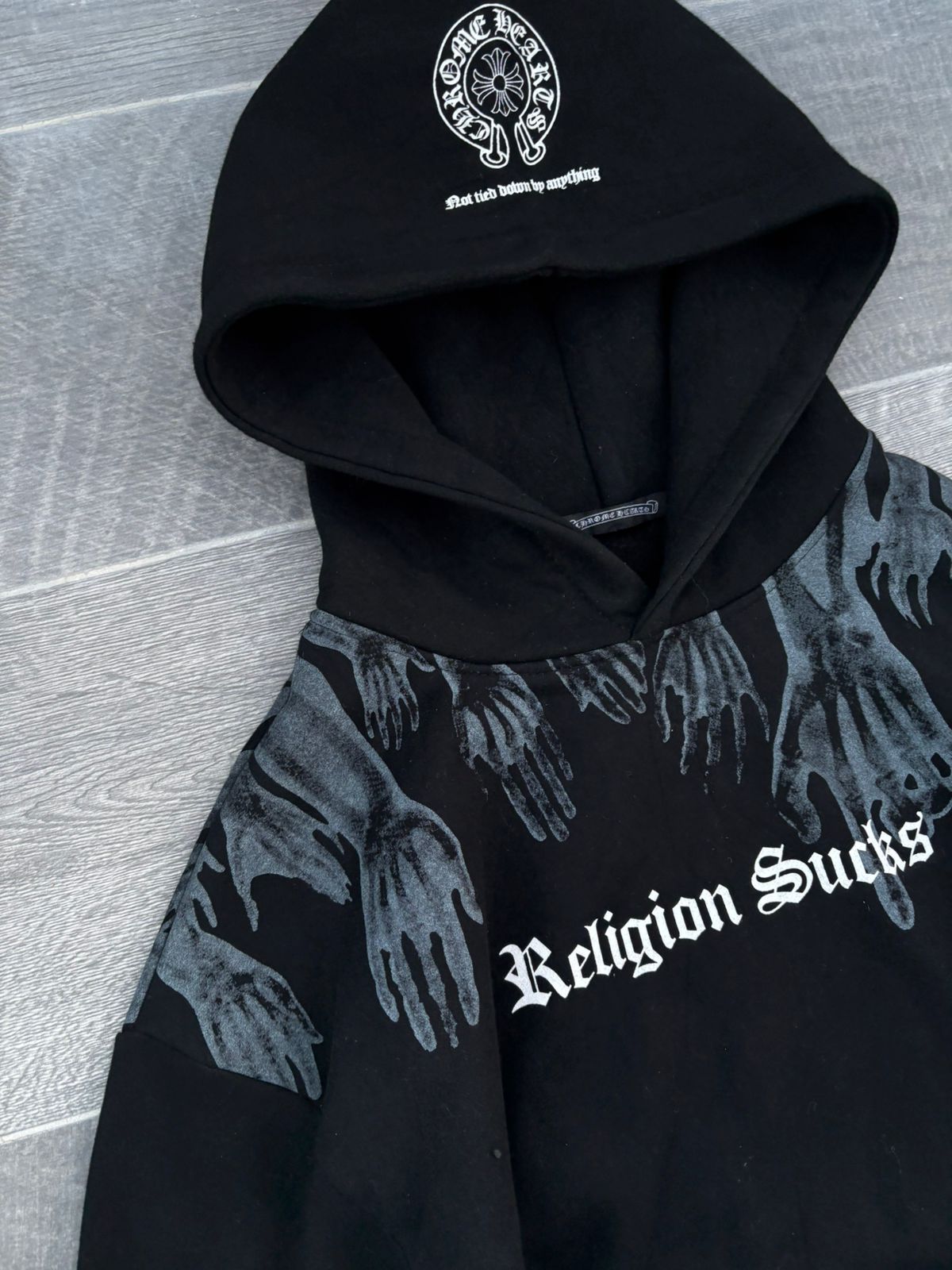 Chrome hearts black hoodie