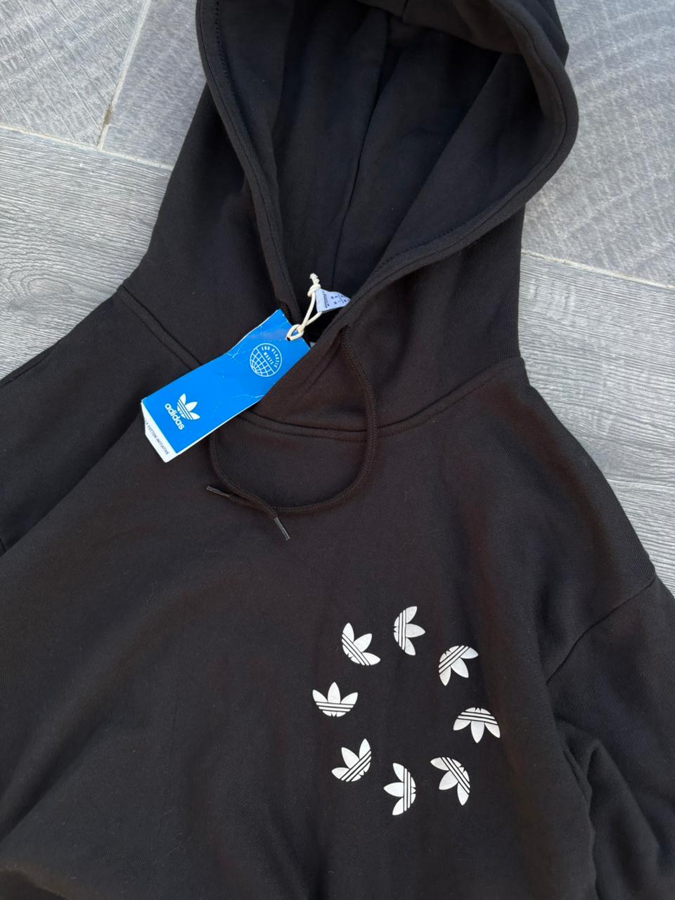 Black Adidas Adicolor Spinner Hoodie