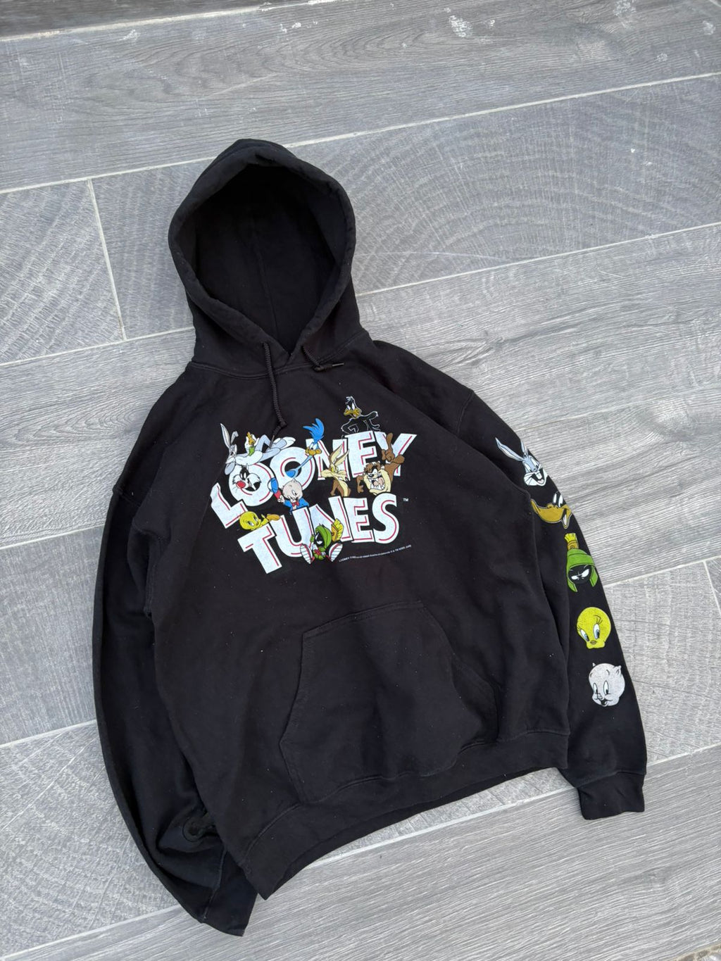 Looney toons black hoodie