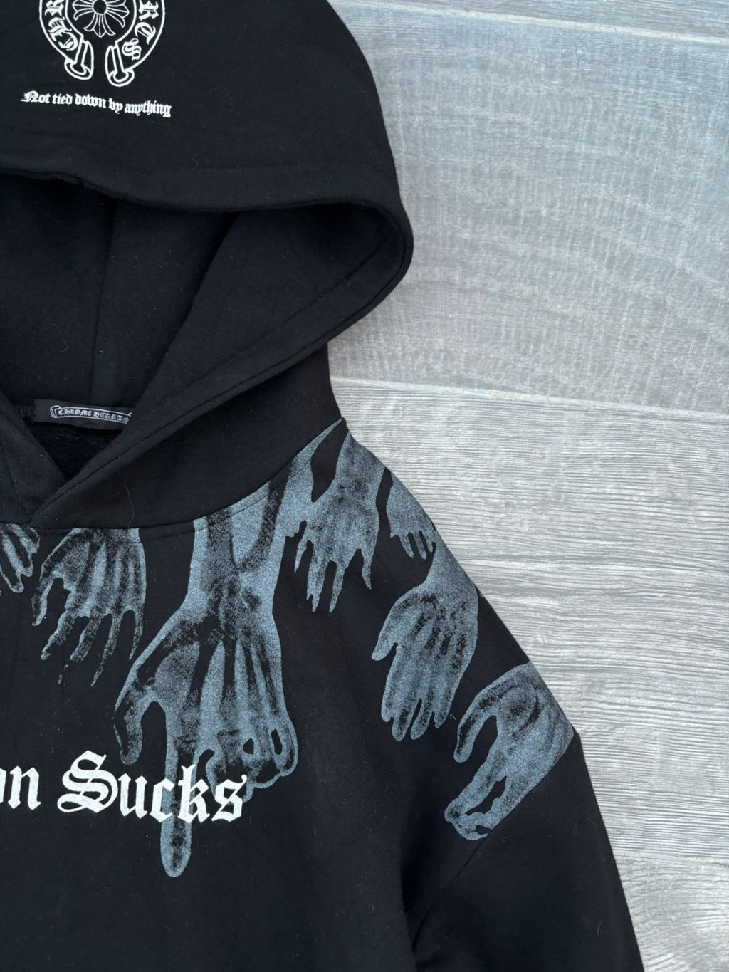 Chrome hearts black hoodie