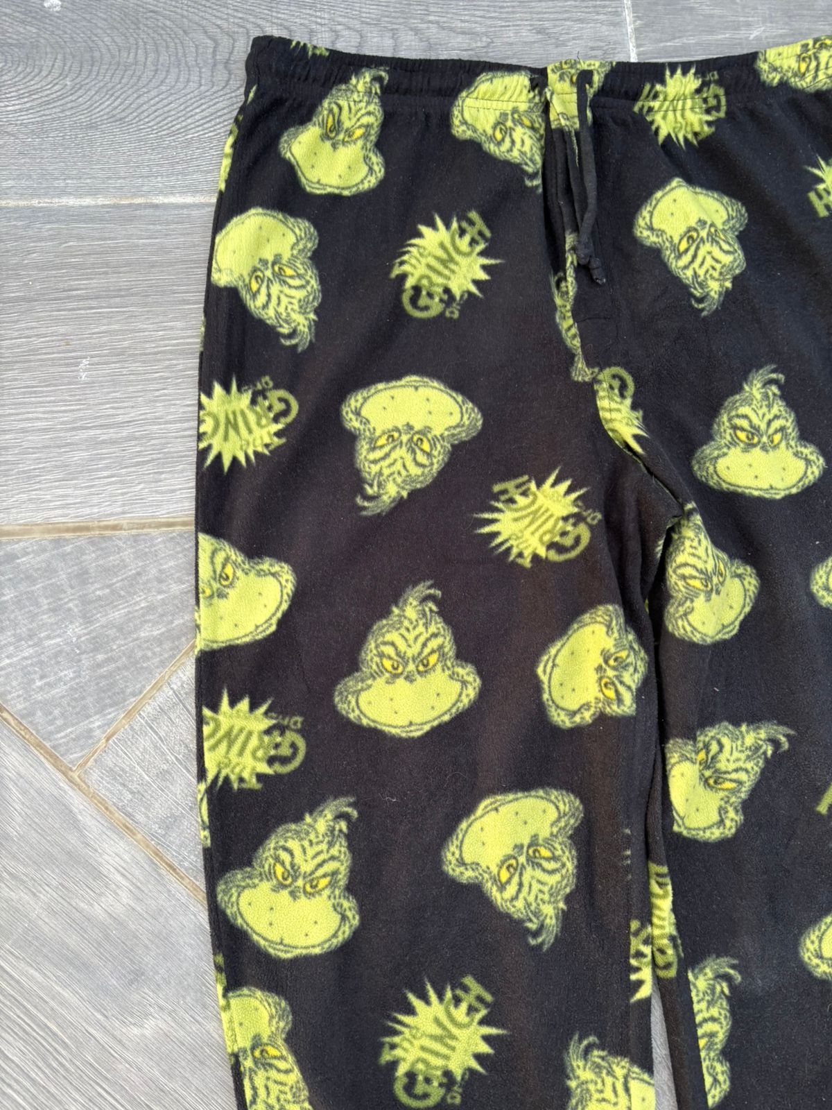 Grinch character pajama pants