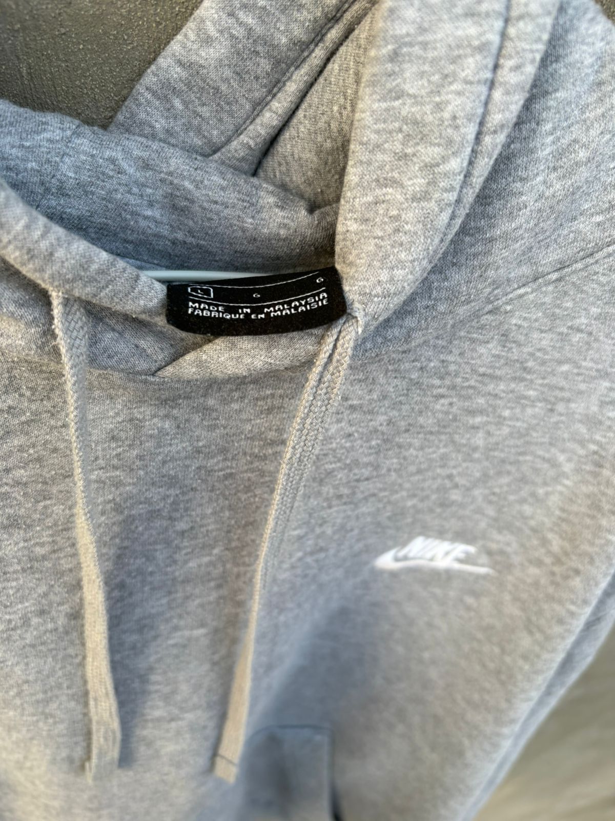 Gray nike hoodie