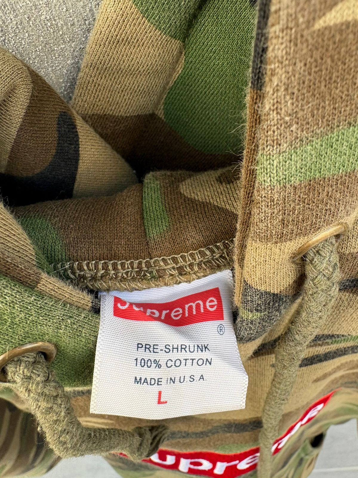 Supreme Natural Army Hoodie