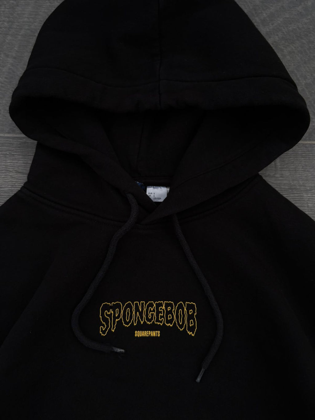 Black H&M SpongeBob hoodie