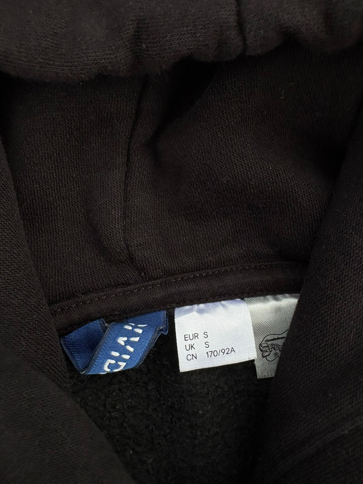 Black H&M SpongeBob hoodie