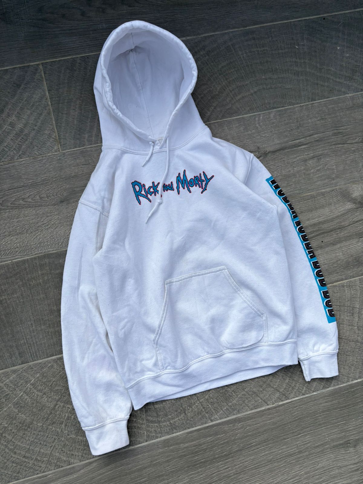 White Rick and Morty Hoodie