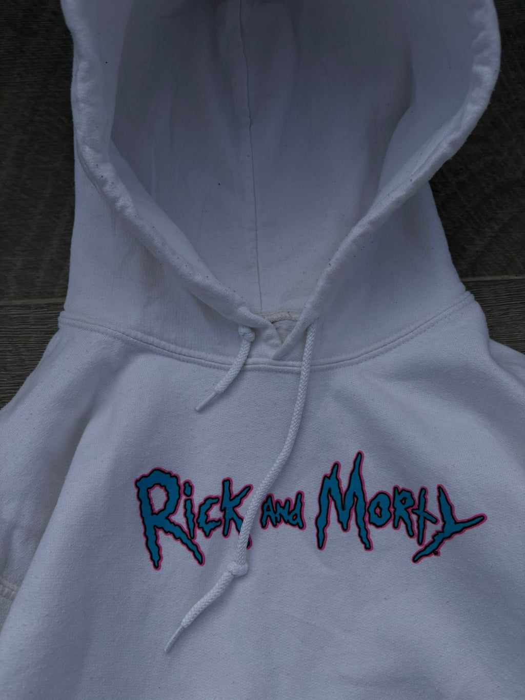 White Rick and Morty Hoodie
