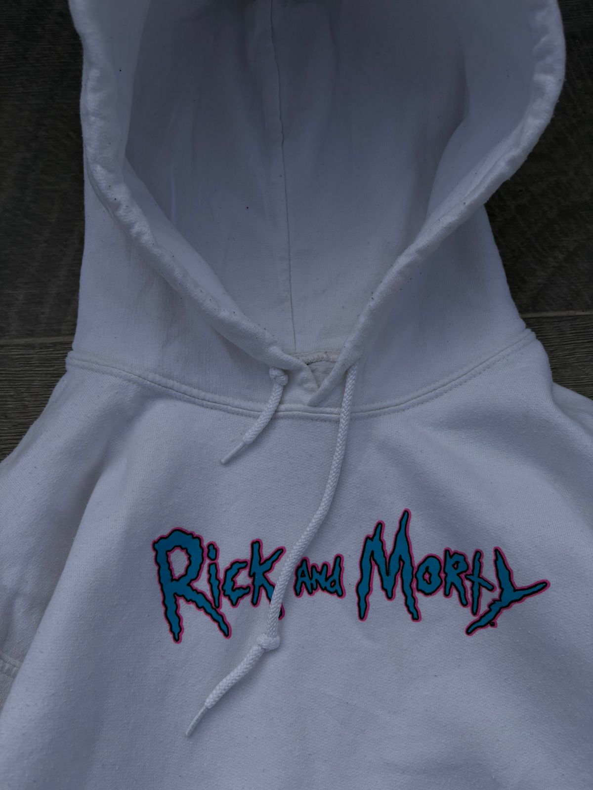 White Rick and Morty Hoodie