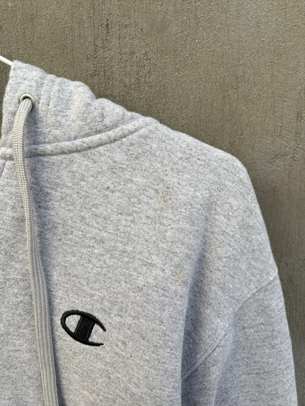 Gray champion zip up
