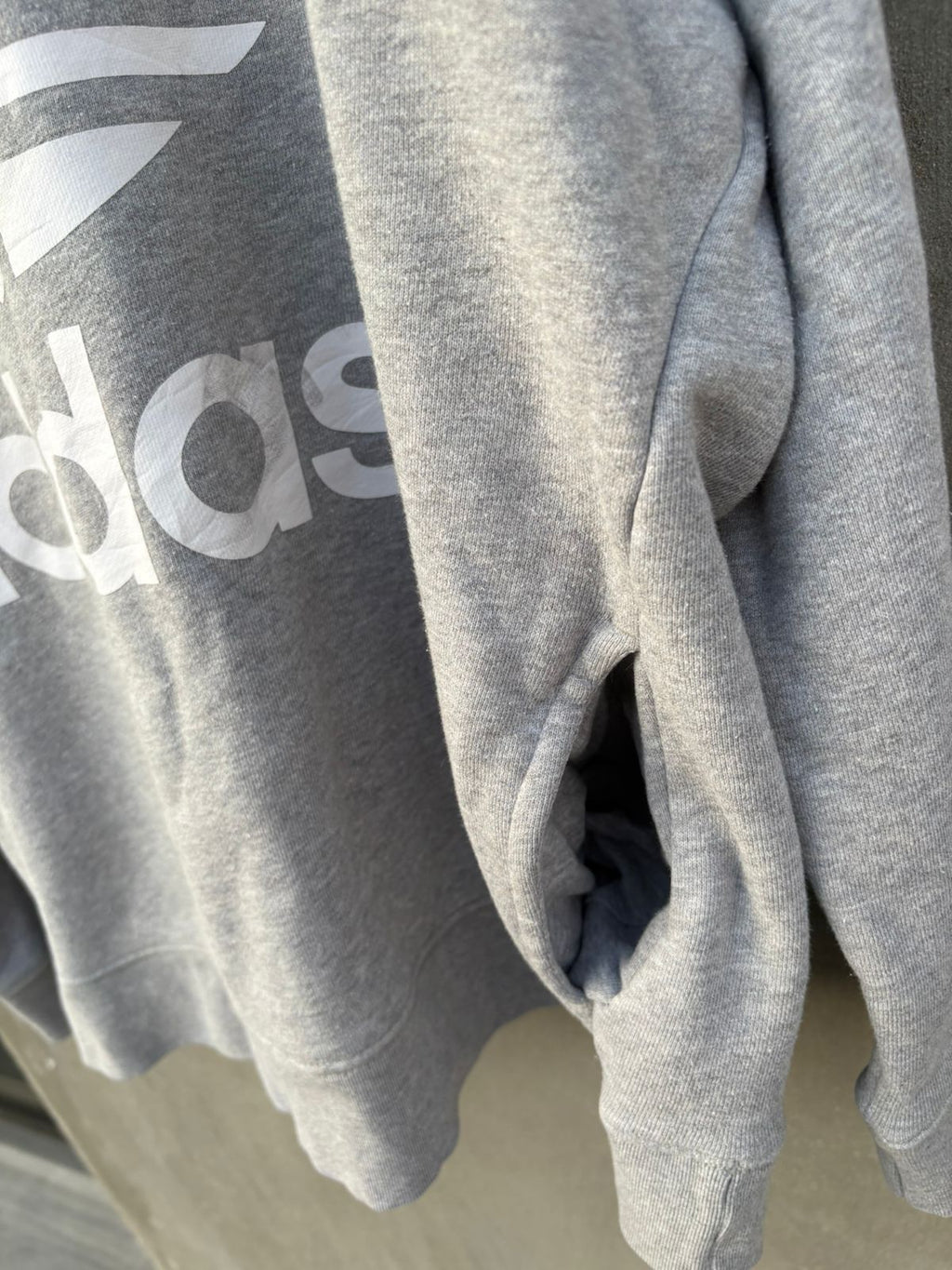 Gray Adidas Hoodie