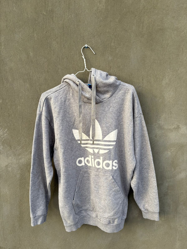 Gray big adidas Hoodie (s)
