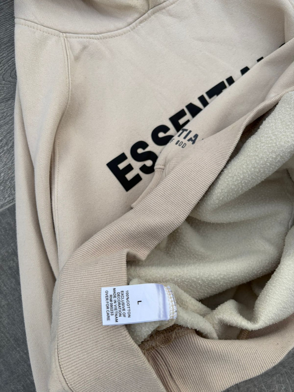 Beige Fear of God Essentials